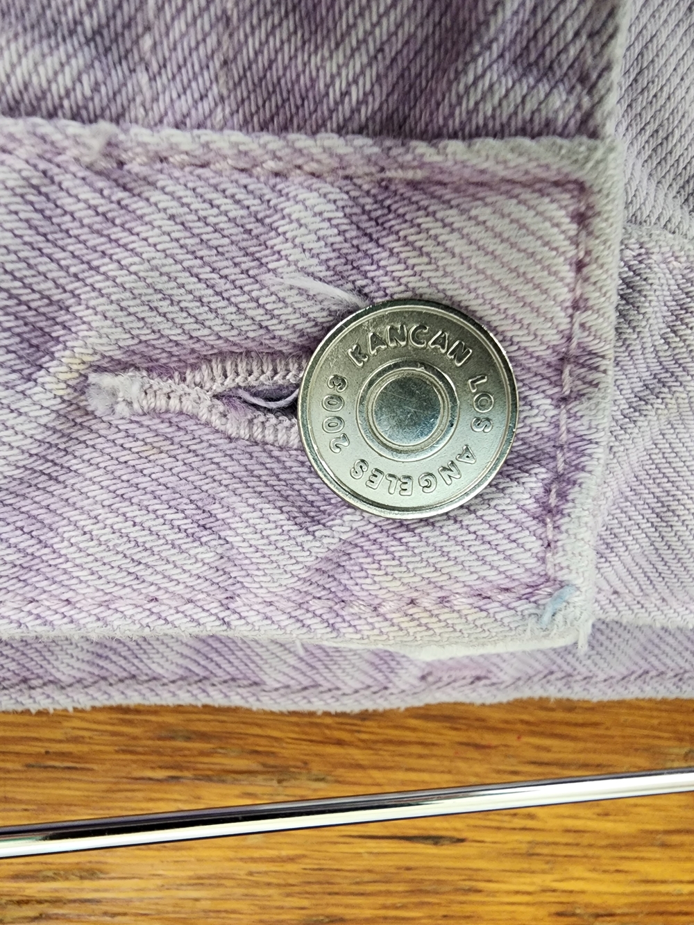 KANCAN Lilac Distressed High-Rise Jeans - Picture 4 of 8